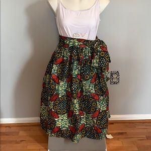 African Print Skirt
